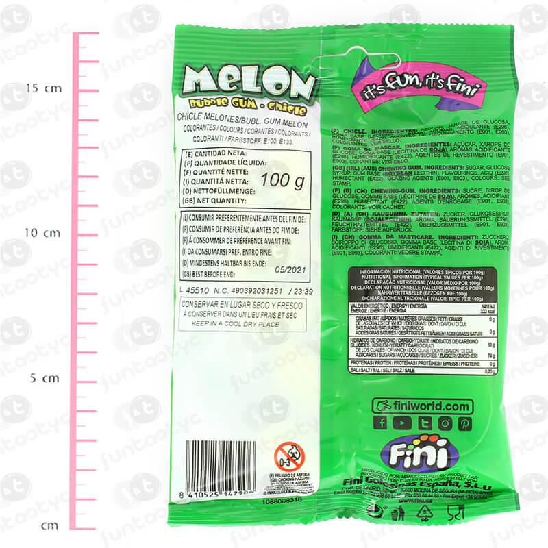 MELONES CHICLE 12X100 GR (F)